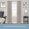 Kenney Mfg Kenney Walden 5/8" Standard Decorative Window Curtain Rod, 28-48", Glass/Pewter KN75300NP - alternate 6